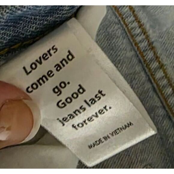 Pacsun Relaxed Fit Patchwork Faded Denim Jeans Womens Size 5 Blue - Picture 8 of 8